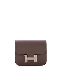 Pre-Owned Hermes Constance Slim Wallet Epsom