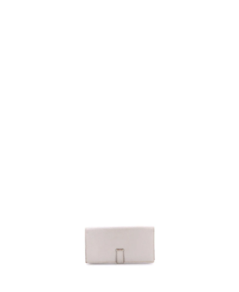 Pre-Owned Hermes Long Bearn Wallet Chevre Mysore