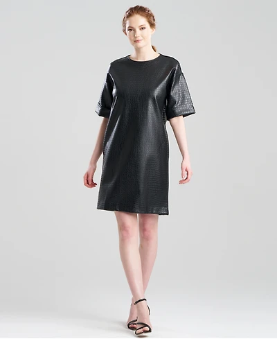 Natori Women's Faux Croc Leather Dress