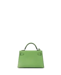 Pre-Owned Hermes Kelly Handbag Epsom with Palladium Hardware