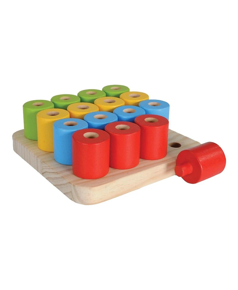 Bigjigs Toys Montessori Colorful Peg Board