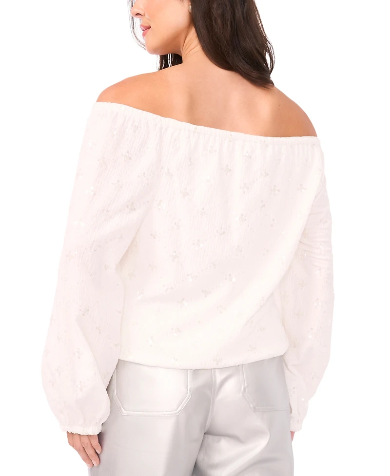 Vince Camuto Women's Off-The-Shoulder Bubble Top