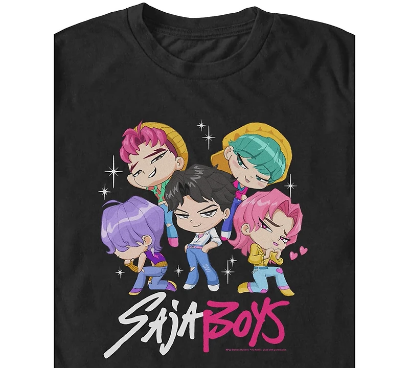 Fifth Sun Men's K-Pop Demon Hunters Short Sleeve Graphic Print T-Shirt