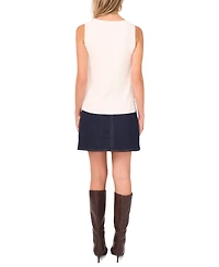 Vince Camuto Women's Sleeveless Crewneck Tank Top