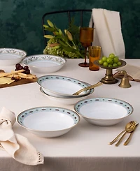 Noritake Serene Garden 4-Pc. Rim Dinner Bowl Set, Service for 4