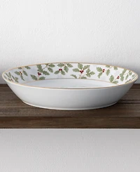 Noritake Holly & Berry 4-Pc. Coupe Dinner Bowl Set, Service for 4