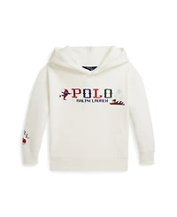 Polo Ralph Lauren Girls 2T-6X Yankees Hooded Sweatshirt