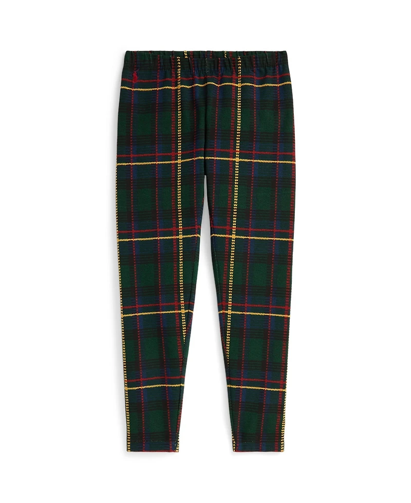 Polo Ralph Lauren Girls 7-16 Plaid Stretch Leggings