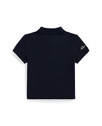 Polo Ralph Lauren Girls 2T-6X Short Sleeves Yankees Polo Shirt