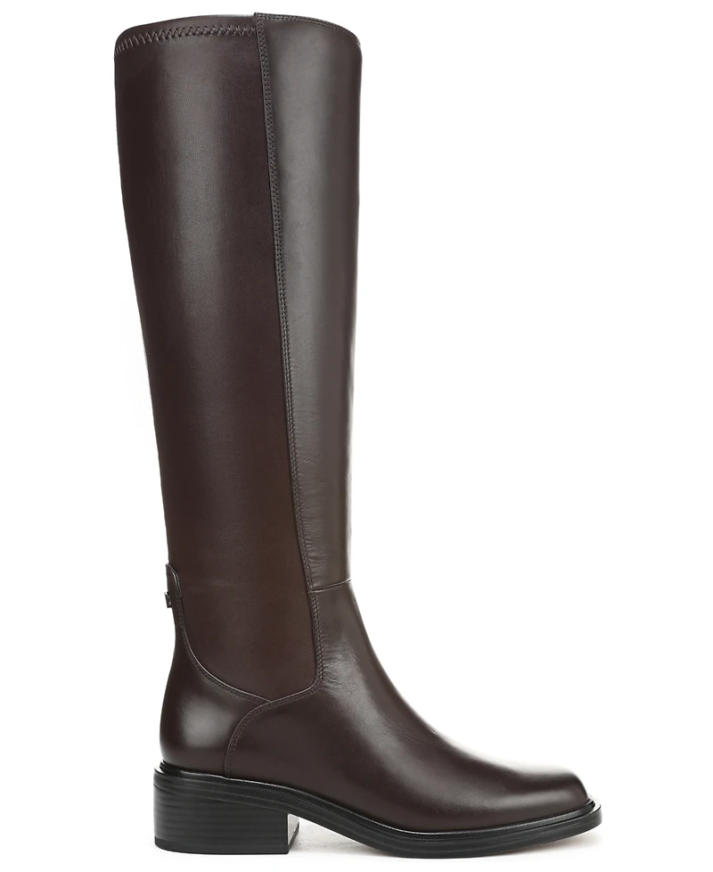 Franco Sarto Women's Gisella Wide Calf Round Toe Zip Tall Boots