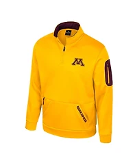 Colosseum Men's Gold Minnesota Golden Gophers Mainframe Quarter-Zip Fleece Jacket