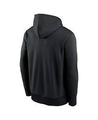 Nike Men's Black Iowa Hawkeyes Team Stacked Performance Pullover Hoodie