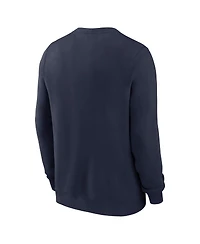 Nike Men's Navy Michigan Wolverines Arch Pullover Sweatshirt