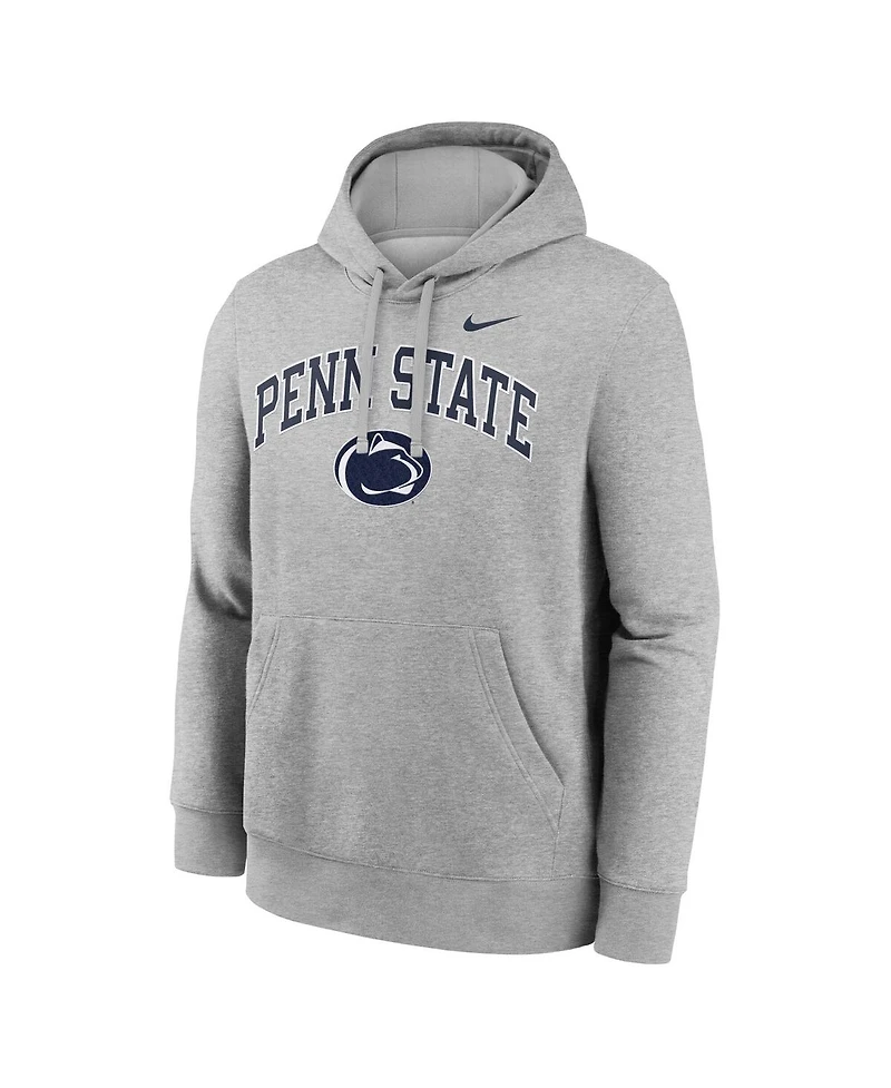 Nike Men's Gray Penn State Nittany Lions Club Fleece Arch Pullover Hoodie