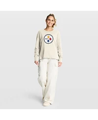 Fanatics Women's Cream Pittsburgh Steelers Dove Legacy Long Sleeve T-Shirt