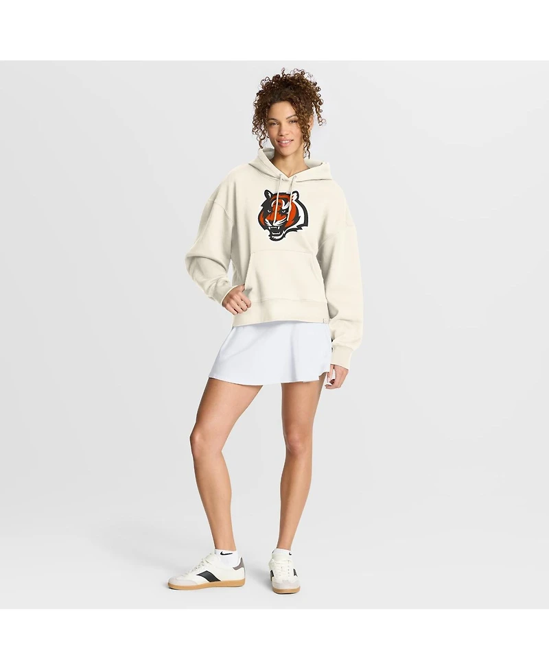 Fanatics Women's Cream Cincinnati Bengals Dove Legacy Pullover Hoodie