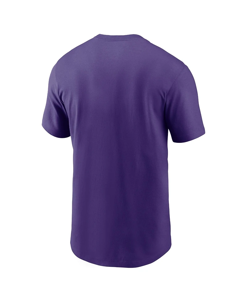 Nike Men's Purple Lsu Tigers Legacy Arch T-Shirt