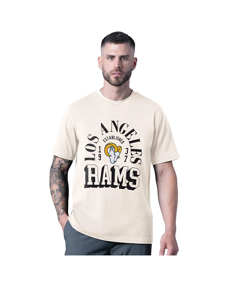 Msx by Michael Strahan Men's White Los Angeles Rams Whiteout T-Shirt