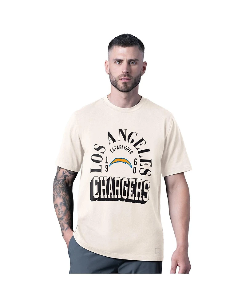 Msx by Michael Strahan Men's White Los Angeles Chargers Whiteout T-Shirt