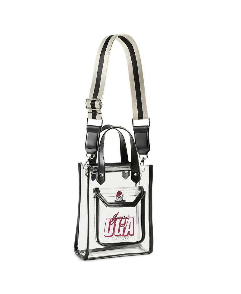 Wear by Erin Andrews Georgia Bulldogs Clear Stadium Crossbody Purse with Coin Pouch
