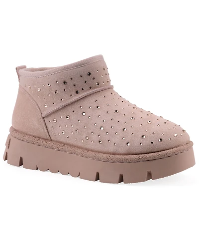 White Mountain Women's Tomas Faux Fur Bootie