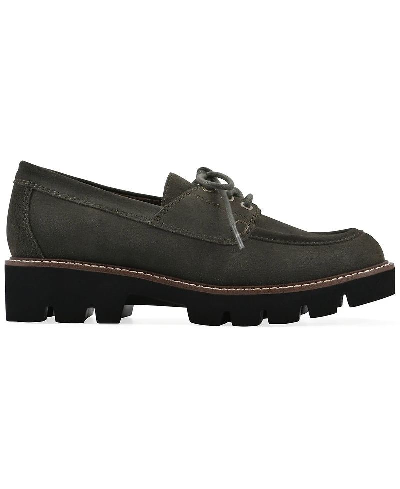 White Mountain Women's Gino Lug Sole Loafers