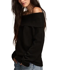 Lucky Brand Women's Cloud Off The Shoulder Pull On Sweater