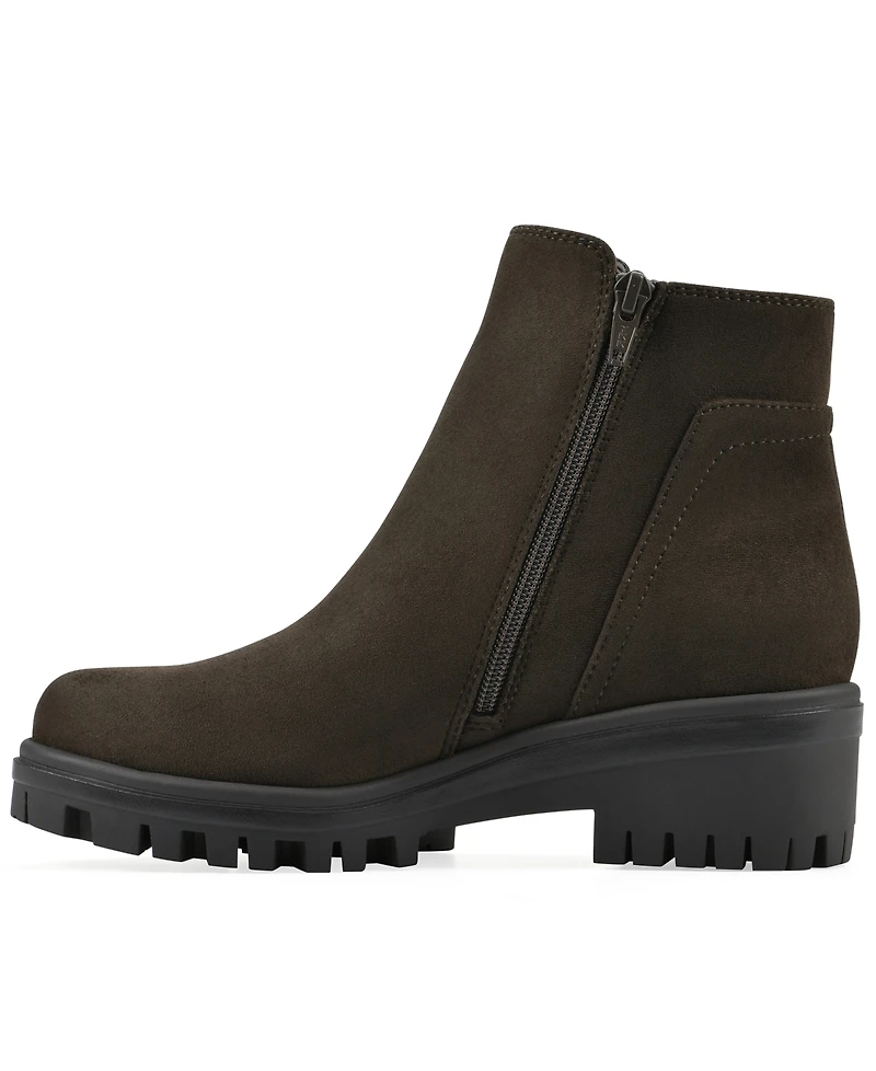 White Mountain Women's Tahj Lug Sole Booties
