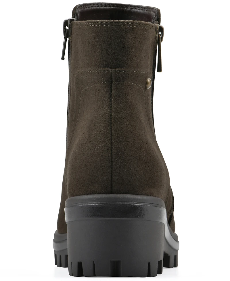 White Mountain Women's Tahj Lug Sole Booties