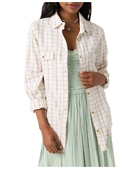 O'Neill Women's Brooks Long Sleeve Flannel Shirt