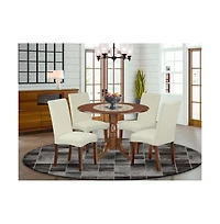 East West Furniture Dining Room Set Mahogany
