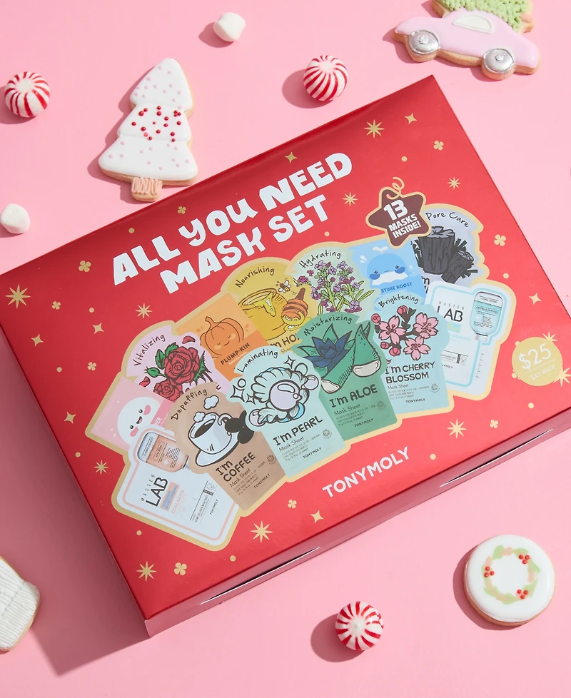 Tonymoly 13-Pc. 2025 All You Need Mask Set