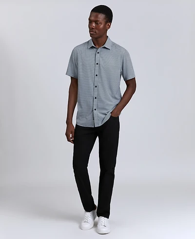 Kenneth Cole Men's Performance Sport Short Sleeve Shirt