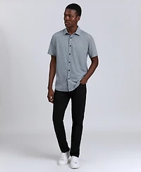 Kenneth Cole Men's Performance Sport Short Sleeve Shirt