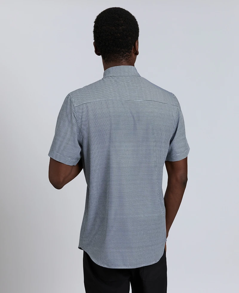 Kenneth Cole Men's Performance Sport Short Sleeve Shirt