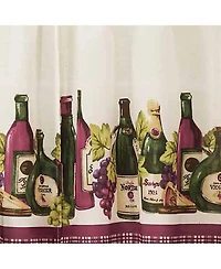 Kate Aurora Chardonnay Complete Kitchen Curtain Tier Pair Valance Set