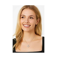 Crystal Heart Necklace for Women