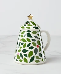 Kate Spade Evergreen Figural Tree Lidded Mug