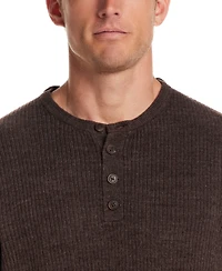 Weatherproof Vintage Men's Soft Touch Henley Sweater