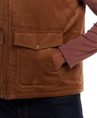Weatherproof Vintage Men's Western Cord Suede Vest