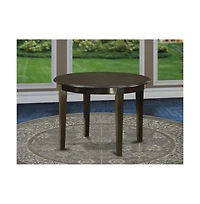 East West Furniture Dining Room Set Cappuccino