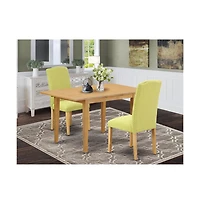 East West Furniture Dining Room Set Oak