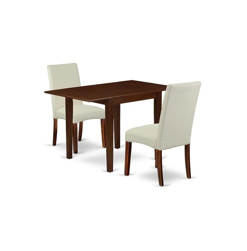 East West Furniture Dining Room Set Mahogany