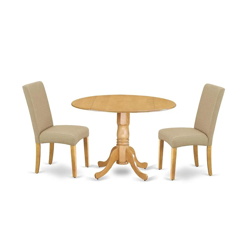 East West Furniture Dining Room Set Oak