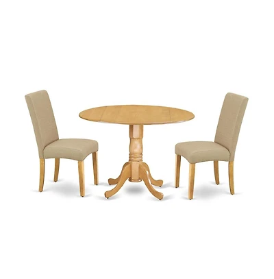 East West Furniture Dining Room Set Oak
