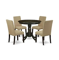East West Furniture Dining Room Set Cappuccino