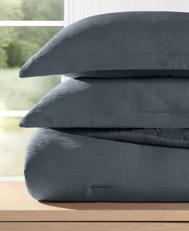 Ienjoy Home Cloud Weave Gauze 3-Pc. Comforter Set