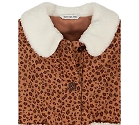 Calvin Klein Girls 4-6X 3-Piece Top, Jacket and Pants Set