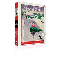 New York Puzzle Company Tree Shopping 1000 Piece Puzzle