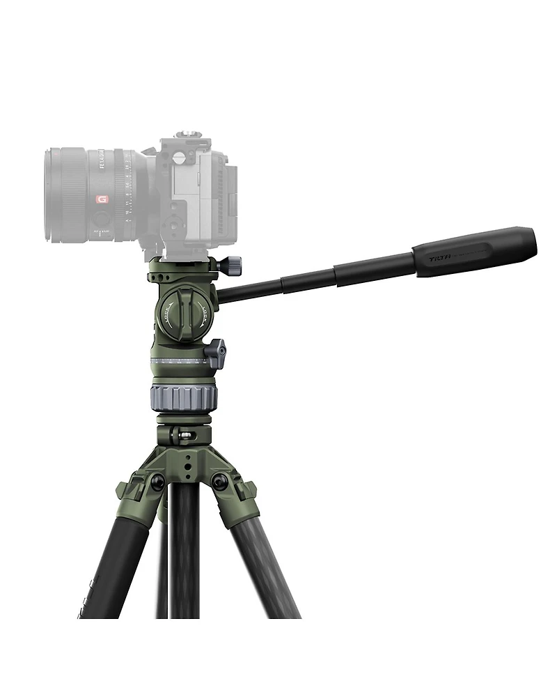 Tilta Travel Video Fluid Head with 3-Stage Carbon Fiber Tripod Legs